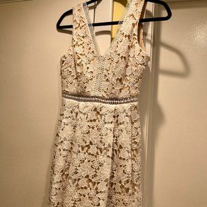 Francesca's White Cocktail Dress